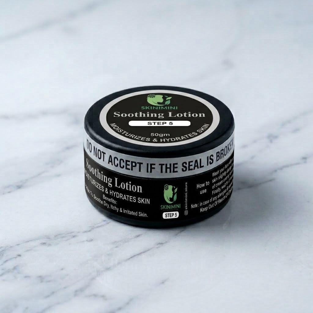 Soothing Lotion for Moisturize & Hydrates Skin | Step 5 Facial Package