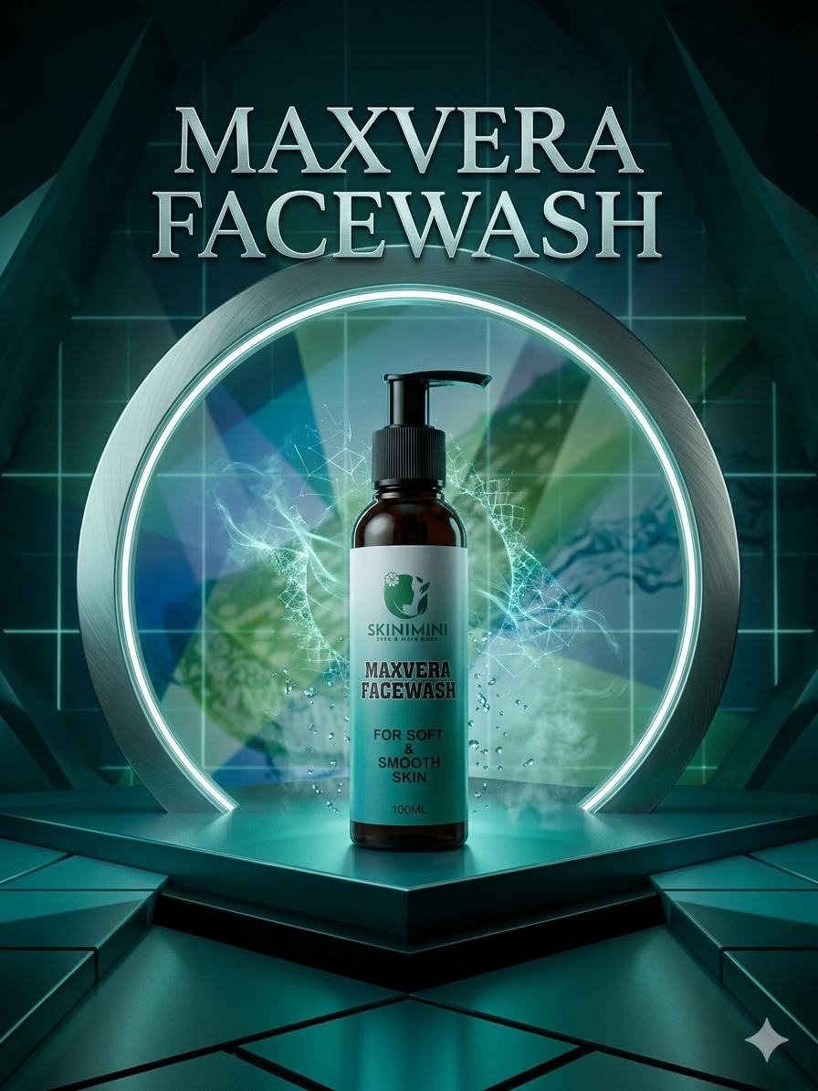MAXVERA FACEWASH 100ML WITH AELO VERA EXTRACT