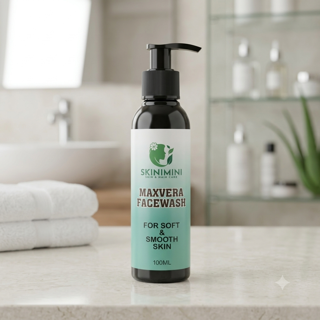 MAXVERA FACEWASH 100ML WITH AELO VERA EXTRACT